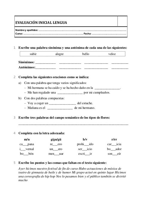 172681535 evaluacion 4º primaria lengua anaya pdf