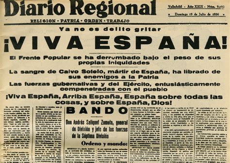 18 de julio de 1936: así recogió la insurrección la prensa ...