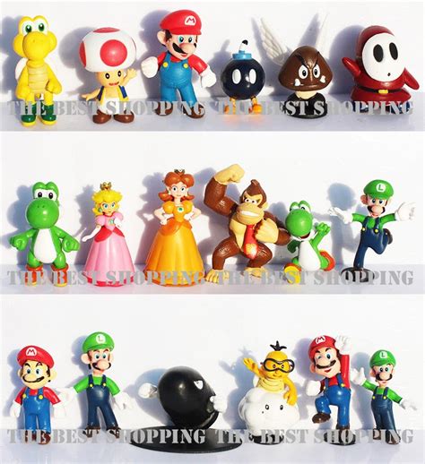 18 Figuras Mario Bros Yoshi Luigui Nintendo Envio Gratis ...