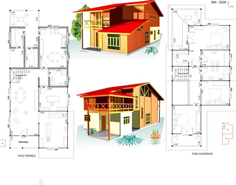 18 Planos de casas de madera   Planos y Fachadas   Todo ...
