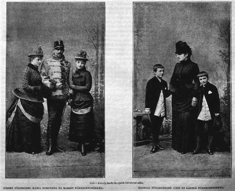 1885 Archduke Joseph Karl Ludwig of Austria and his family ...