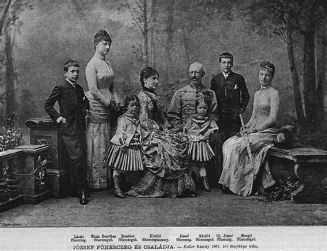 1887 Archduke Joseph Karl Ludwig of Austria and his family ...