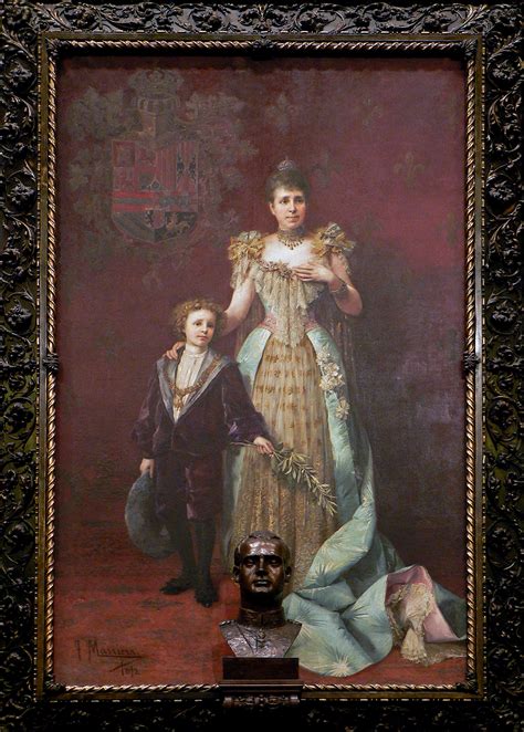 1892 Queen María Cristina and King Alfonso XIII by ...