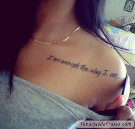 19 Tatuajes en Mujeres con Frases   Tatuajes de mujeres