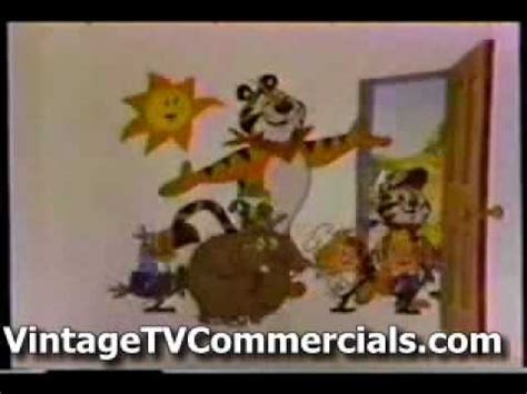 1980 Tony Tiger Kellogg s Cereal commercial   YouTube