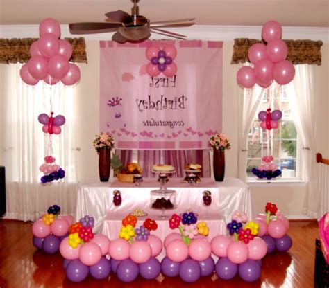 1st Birthday Decoration Ideas At Home For Party Favor ...