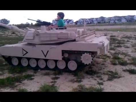 2/5 scale Abrams tank   YouTube