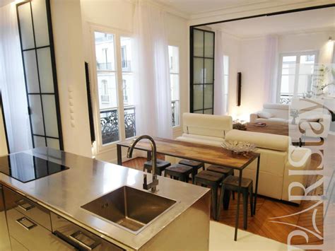 2 bedroom loft luxury apartment renting Grands Boulevards ...