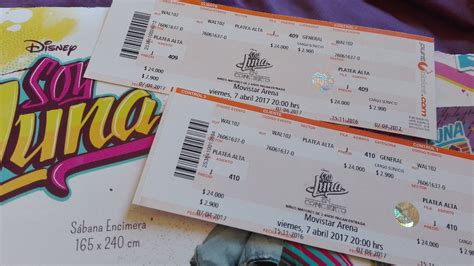 2 Entradas Primer Concierto Soy Luna   $ 40.000 en Mercado ...