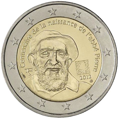 2 euro coin 100th Anniversary of Abbé Pierre’s birth ...