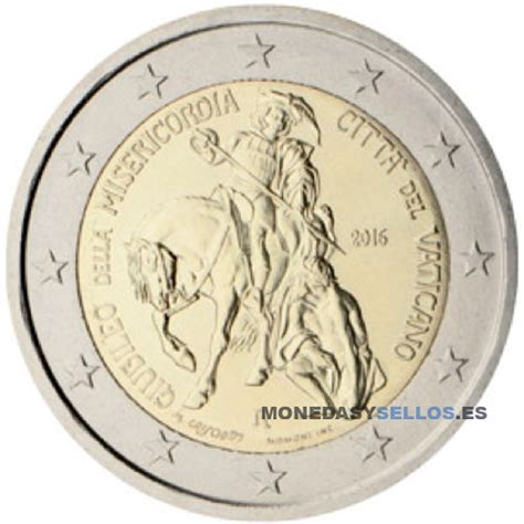2 EUROS CONMEMORATIVOS VATICANO 2016 II | Monedas y sellos ...