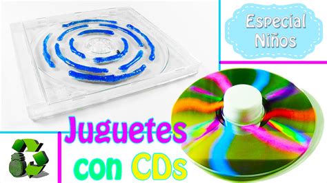 2 Juguetes para niños con cds  Reciclaje  Ecobrisa   YouTube