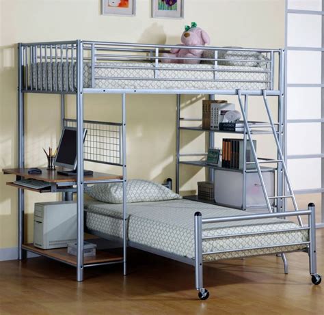 20 Charming Selections of White Loft Beds with Desk