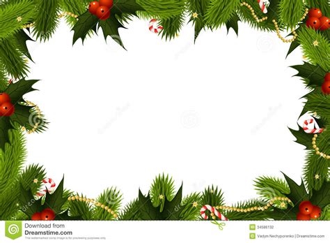 20 Free Christmas Photo Frame Templates Images   Free ...