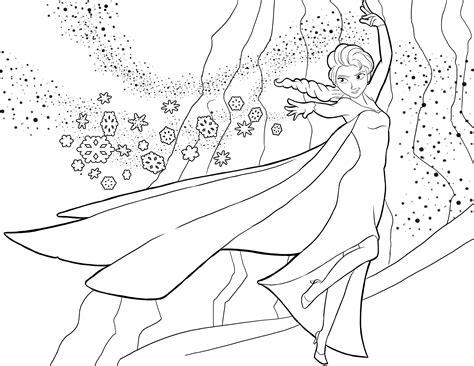 20 Maravilloso Dibujos Para Colorear Elsa Imagen ...