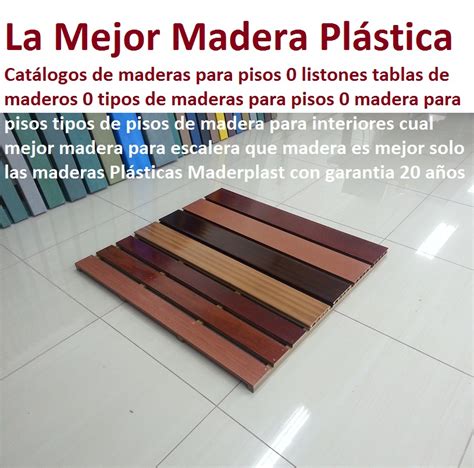 20 Pisos decorativos Madera plástica Finas maderas de ...