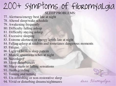200+ Symptoms of Fibromyalgia  Sleep Problems | #1 ...