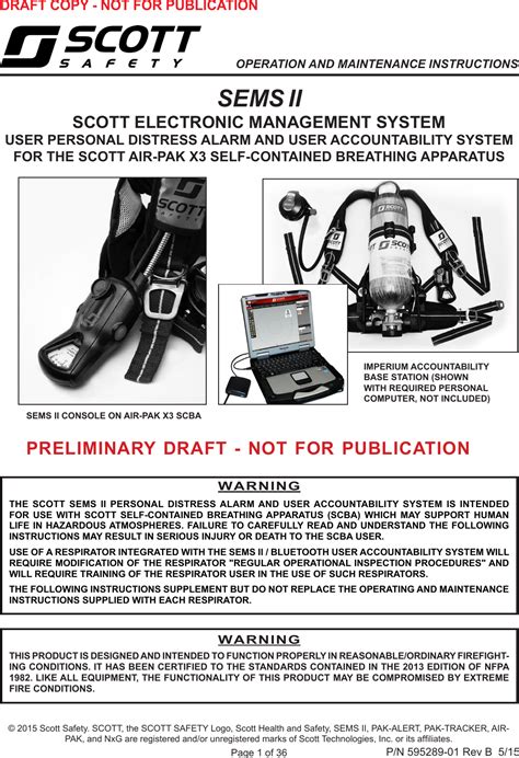201122A X3 SEMS + BT User Manual 595289 01_A Scott Safety ...