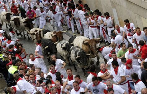 2014 Running of the Bulls in Pamplona