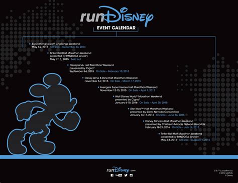 2015 16 runDisney Race Calendar Released With Some Holes ...