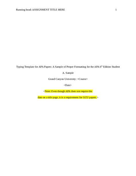 2018 APA Title Page   Fillable, Printable PDF & Forms ...
