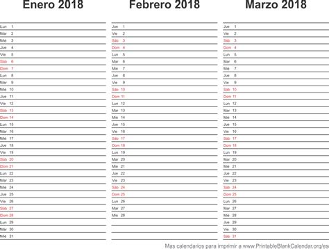 2018 Calendarios Anuales para imprimir   Calendarios Para ...