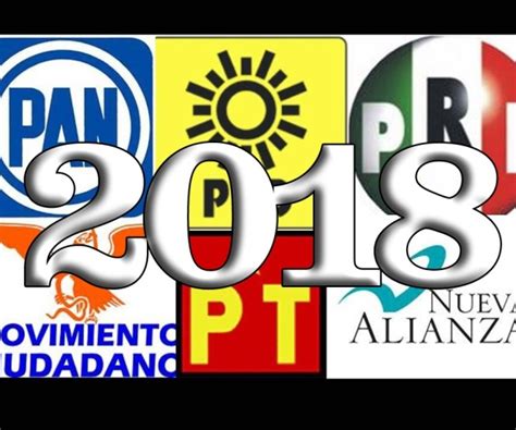 2018: el PRI frente alas alianzas PAN PRD
