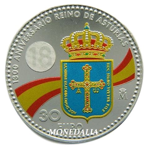 2018   ESPAÑA   30 EUROS   FELIPE VI Y LEONOR | Monedalia.es