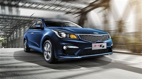2018 Kia Rio Sedan previewed in China by the new K2