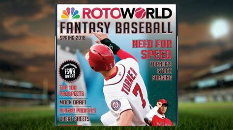 2018 MLB Fantasy Baseball Mock Draft I Rotoworld I NBC ...