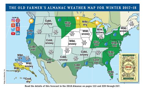 2018 Winter Weather Forecast | Old Farmer s Almanac