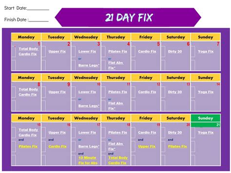 21 Day Fix: come rimettersi in forma in 21 giorni con ...