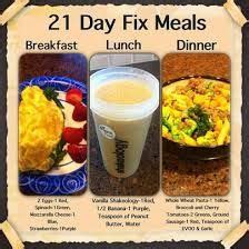 21 day meal plan, 21 day fix and 21 days on Pinterest