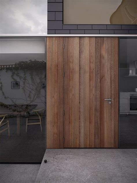 21 ideas para tener una puerta de entrada de madera