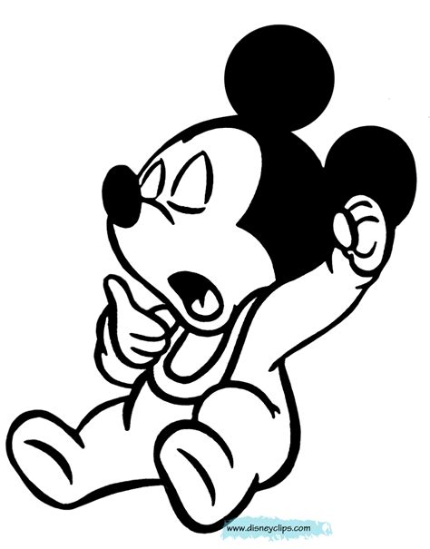 22 Baby Mickey Coloring Pages, Free Cute Mouse Coloring ...