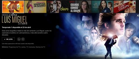 22 de abril inicia Luis Miguel La serie en Netflix | PoderPDA