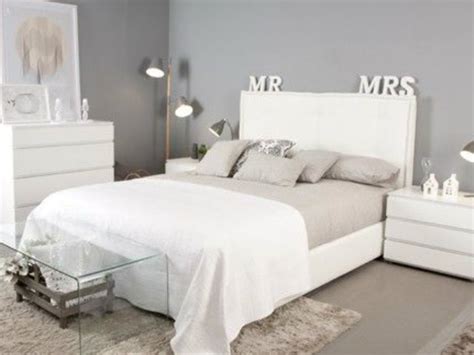 23 fotos decoración dormitorios modernos blanco y gris ...