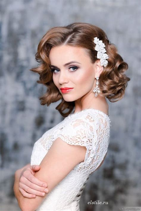 23 Perfect Short Hairstyles for Weddings: Bride Hairstyle ...
