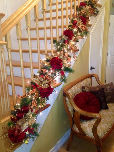 25+ Best Ideas about Christmas Stairs Decorations on ...