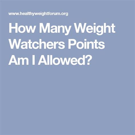 25+ Best Ideas about Weight Watchers Points Calculator on ...