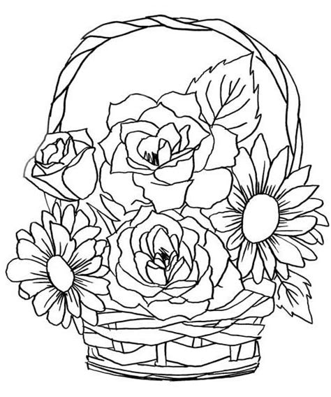 25 Desenhos de Flores para Pintar/Colorir: Imprimir ou Online