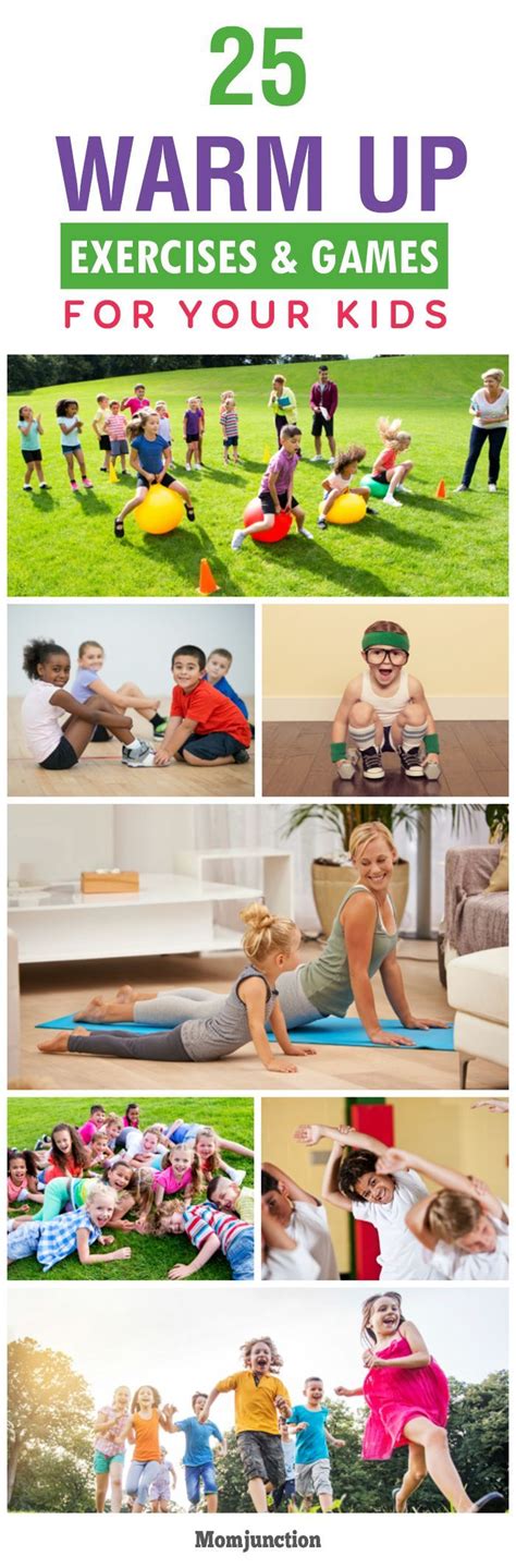 25 Fun Warm Up Exercises And Games For Kids | Exercises ...