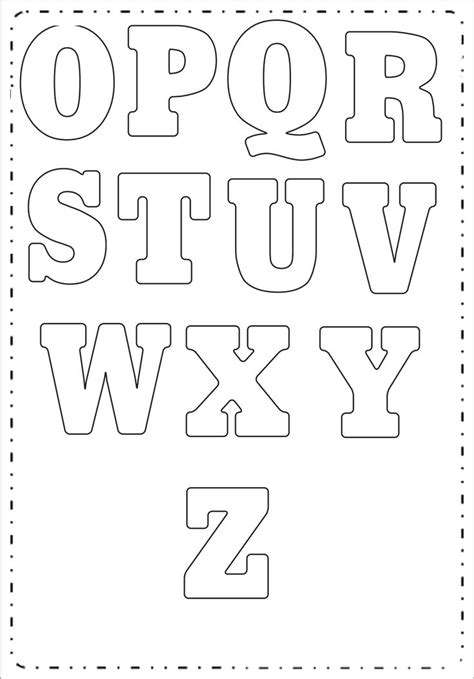 25+ melhores ideias de Molde de letras grandes no ...
