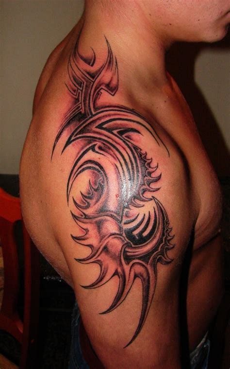 25 Tribal Shoulder Tattoos Which Are Awesome | CreativeFan