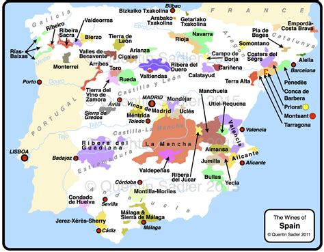 28 Spain Wine Map | Mediterranean Garden Spain Map Of Wine ...