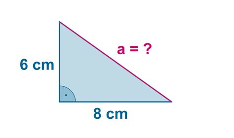 3.1. Calcular el tercer lado de un triángulo rectángulo ...