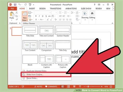 3 Ways to Convert Word to PowerPoint   wikiHow