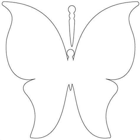 30+ Butterfly Templates – Printable Crafts & Colouring ...