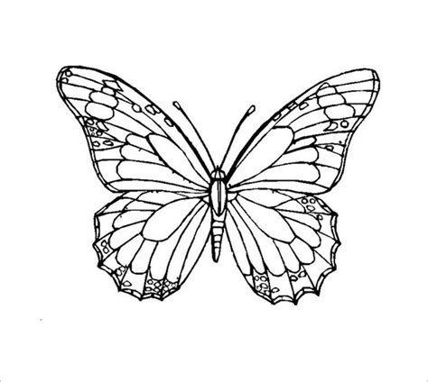 30+ Butterfly Templates – Printable Crafts & Colouring ...