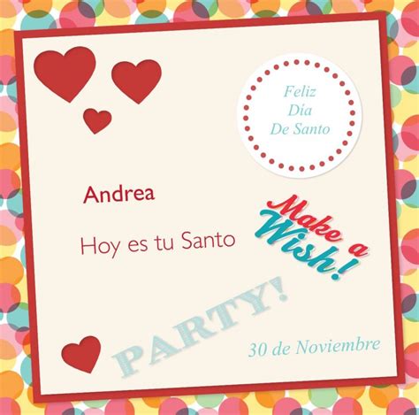 30 de noviembre | ¡Felicidades Andrea, hoy es tu santo ...